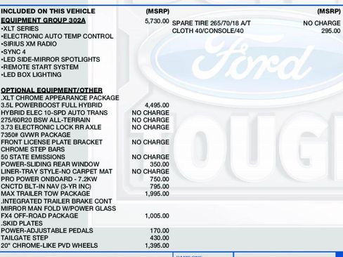 Used 2021 Ford F150 XLT w/ Equipment Group 302A High image 3