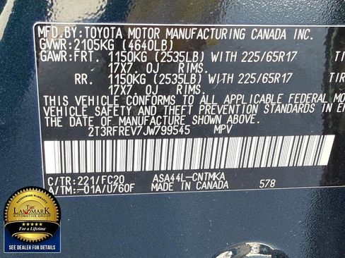 Used 2018 Toyota RAV4 XLE image 20