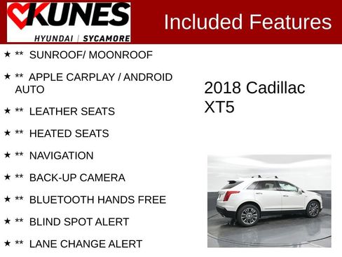 Used 2018 Cadillac XT5 Premium Luxury image 2