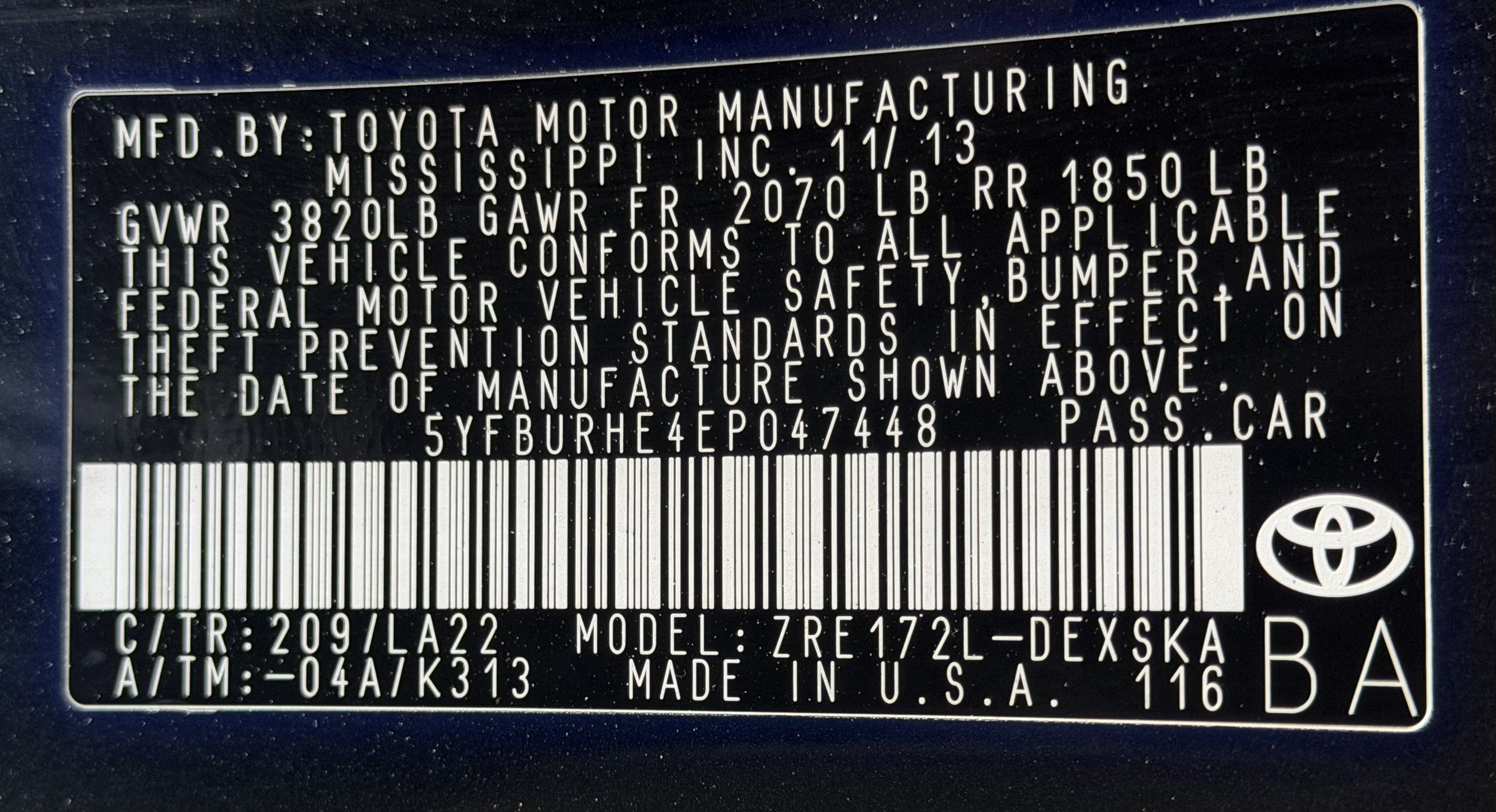 Used 2014 Toyota Corolla S Premium w/ Driver Convenience Package FWD image 30