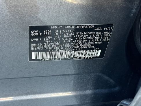 Certified 2021 Subaru Ascent Limited w/ Technology Package image 30