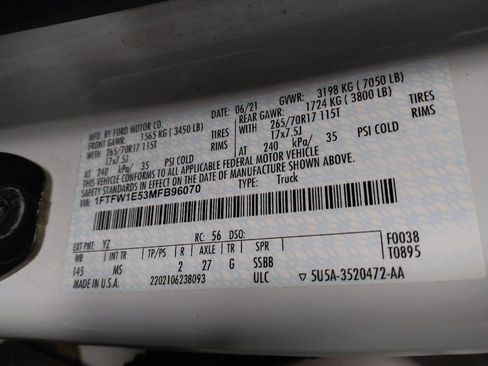 Used 2021 Ford F150 XLT w/ Equipment Group 301A Mid AWD/4WD image 33