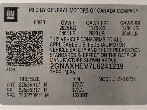 Used 2020 Chevrolet Equinox LS FWD image 33