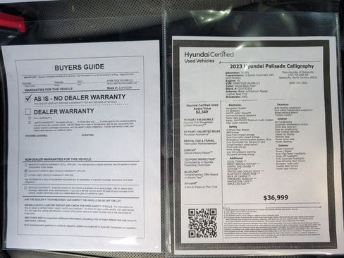 Used 2023 Hyundai Palisade Calligraphy image 33