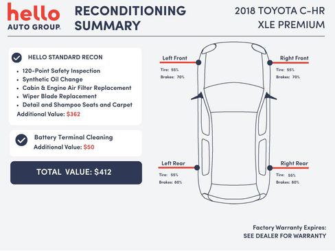 Used 2018 Toyota C-HR XLE image 3