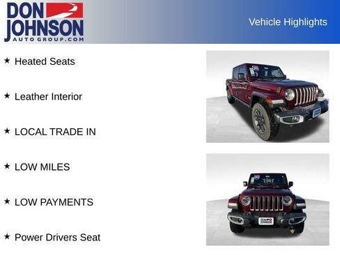 Used 2021 Jeep Gladiator Overland w/ Popular Equipment Package image 13