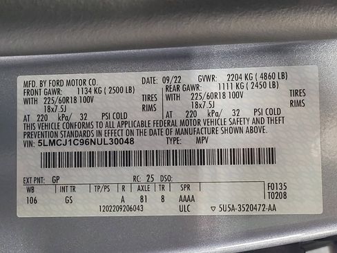 Used 2022 Lincoln Corsair FWD w/ Equipment Group 101A image 33