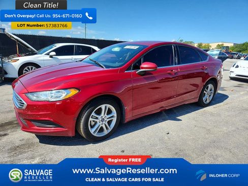 Used 2018 Ford Fusion SE w/ Fusion SE Technology Package FWD image 1