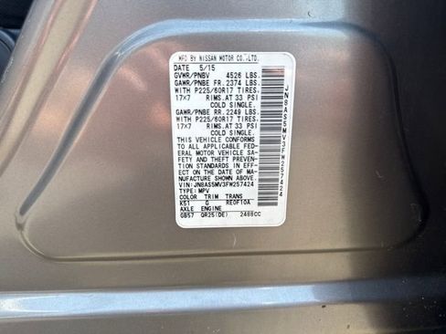 Used 2015 Nissan Rogue S w/ Convenience Package AWD/4WD image 18