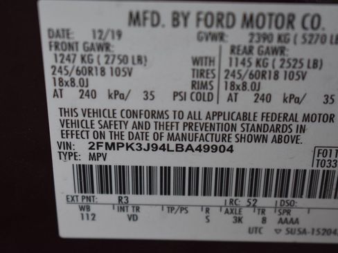 Used 2020 Ford Edge SEL w/ Convenience Package FWD image 15