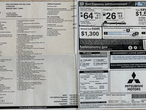 Used 2023 Mitsubishi Outlander SEL image 12