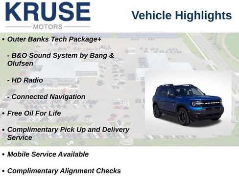 Used 2025 Ford Bronco Sport Outer Banks w/ Outer Banks Tech Package+ AWD/4WD image 10
