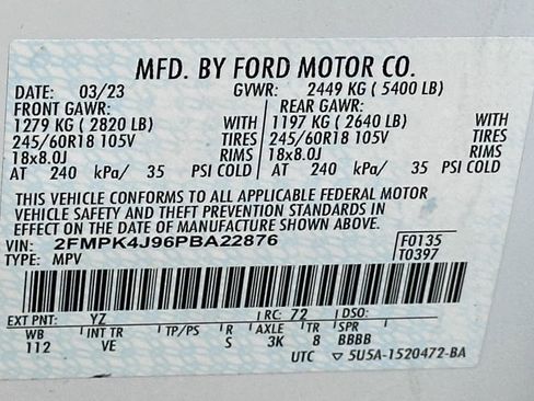 Certified 2023 Ford Edge SEL AWD/4WD image 55