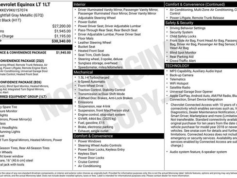 Certified 2019 Chevrolet Equinox LT FWD image 34