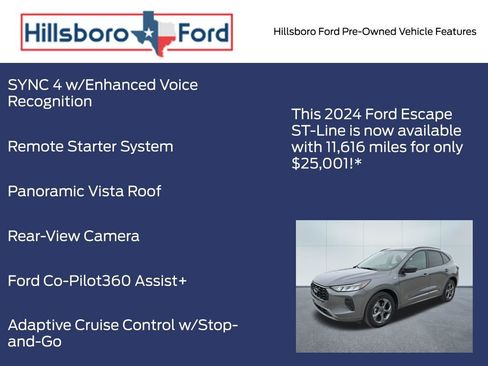 Used 2024 Ford Escape ST-Line w/ Tech Pack #1 AWD/4WD image 9