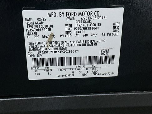 Used 2015 Ford Explorer XLT w/ Equipment Group 202B image 12