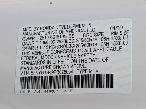 Certified 2023 Honda Pilot EX-L image 29
