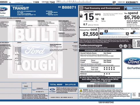 Used 2019 Ford Transit 150 XLT RWD image 3