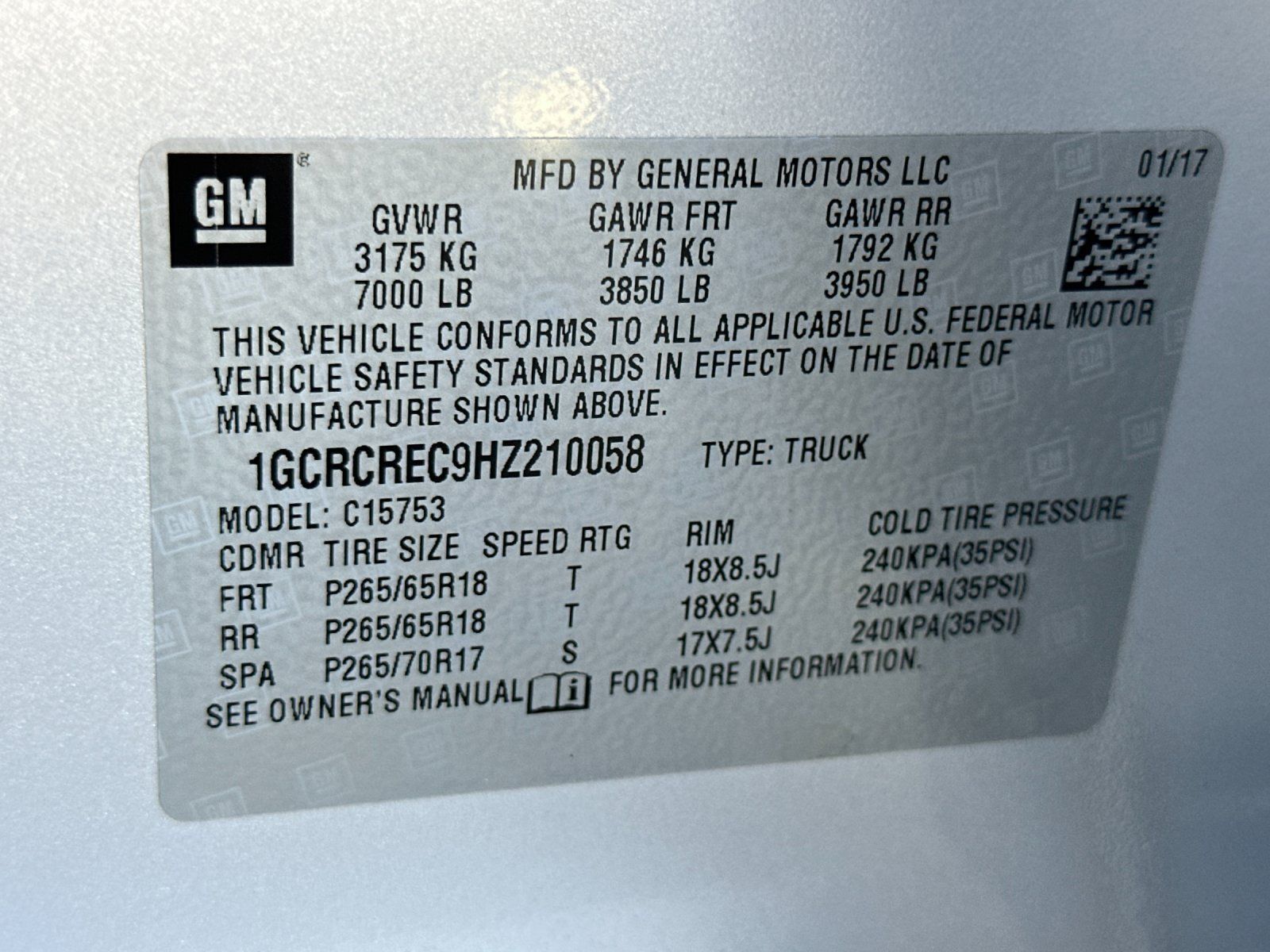 Used 2017 Chevrolet Silverado 1500 LT w/ All Star Edition RWD image 27