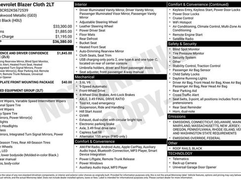 Used 2019 Chevrolet Blazer LT image 17