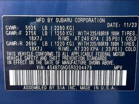 Used 2024 Subaru Outback Limited XT w/ Popular Package #2 AWD/4WD image 38