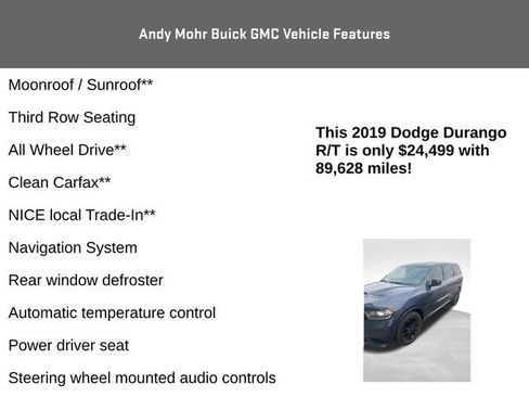 Used 2019 Dodge Durango R/T w/ Blacktop Package image 4