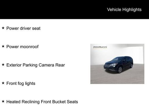 Used 2012 Honda CR-V EX-L image 9