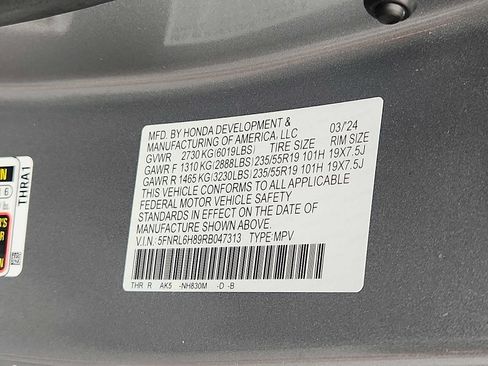 Used 2024 Honda Odyssey Touring image 26