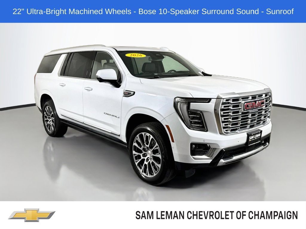 Used 2026 GMC Yukon XL Denali w/ Sun & Power Step Package AWD/4WD image 1
