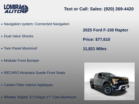 Used 2025 Ford F150 Raptor AWD/4WD image 27