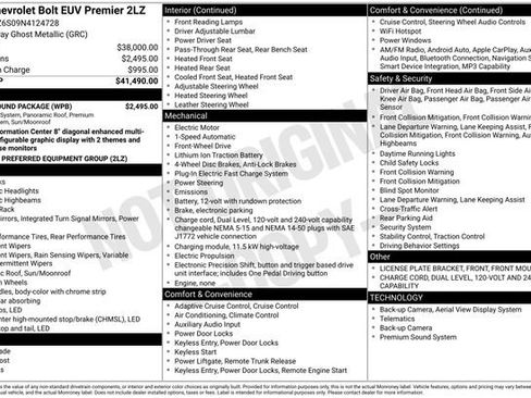 Used 2022 Chevrolet Bolt EUV Premier w/ Sun & Sound Package image 5