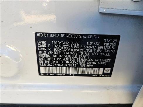 Used 2025 Honda HR-V LX image 26