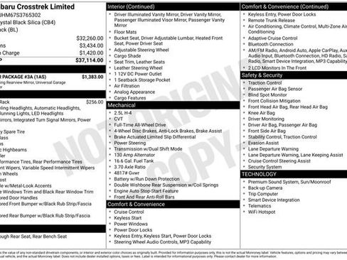 Certified 2025 Subaru Crosstrek 2.5i Limited w/ Popular Package #3A AWD/4WD image 13