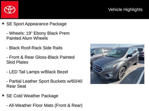 Used 2017 Ford Escape SE w/ SE Sport Appearance Package AWD/4WD image 10