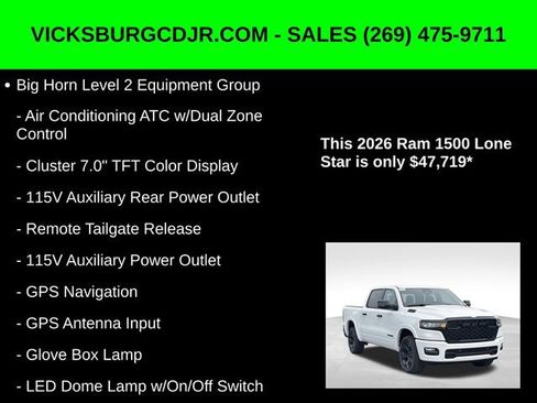 New 2026 RAM 1500 Big Horn image 16