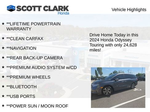 Used 2024 Honda Odyssey Touring image 3