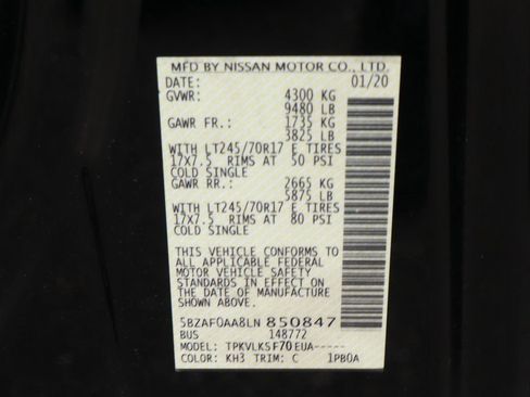 Used 2020 Nissan NV 3500 SL image 46