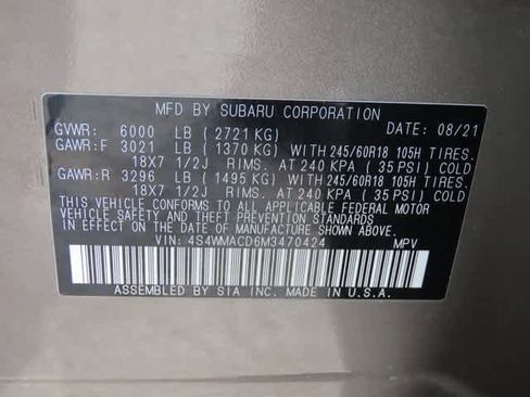 Used 2021 Subaru Ascent Premium w/ Convenience Package image 28