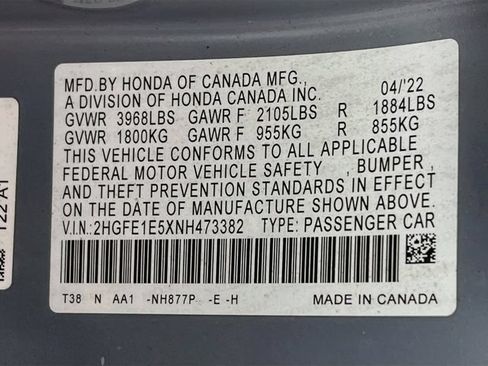 Used 2022 Honda Civic Si image 32