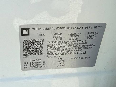 Used 2021 Chevrolet Equinox LT FWD image 25