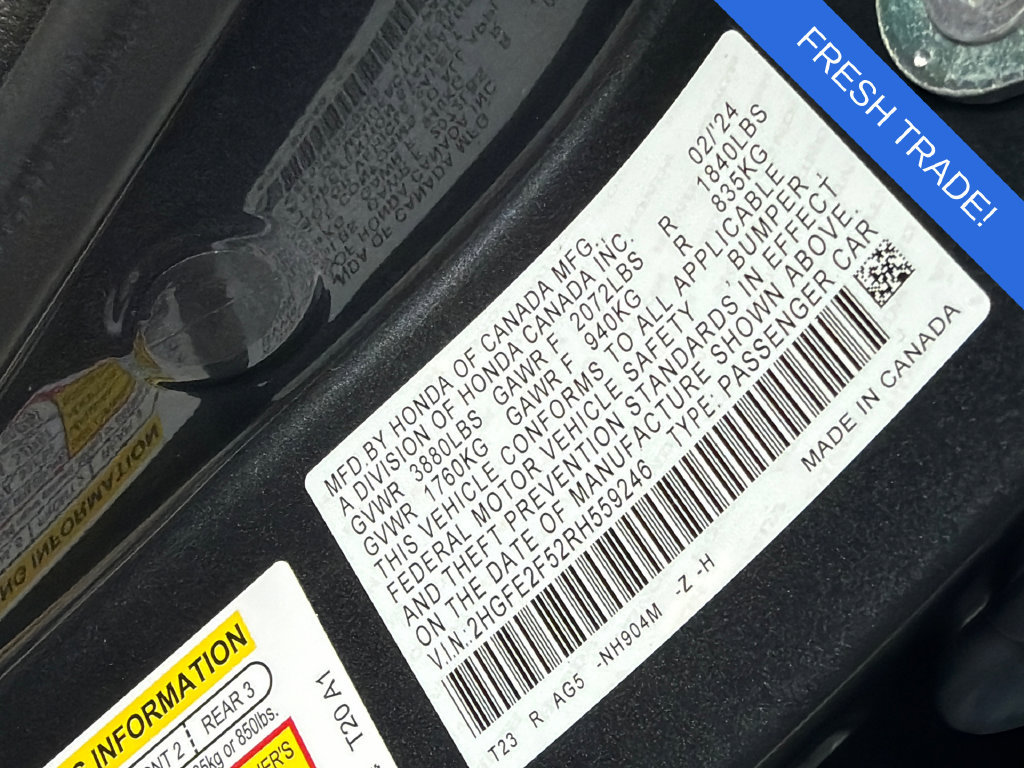Certified 2024 Honda Civic Sport image 12
