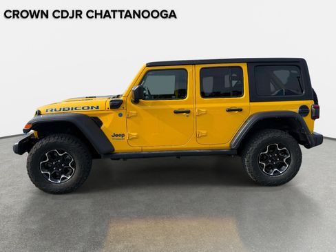 Used 2021 Jeep Wrangler Unlimited Rubicon 4xe w/ Cold Weather Group AWD/4WD image 2