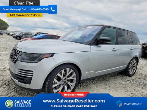 Used 2019 Land Rover Range Rover HSE AWD/4WD image 1