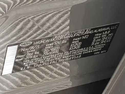 Used 2023 Hyundai Santa Fe Calligraphy FWD image 38