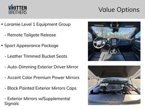 Used 2025 RAM 1500 Laramie w/ Sport Appearance Package image 8