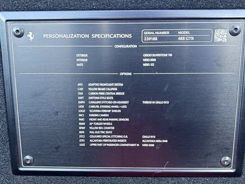 Certified 2019 Ferrari 488 GTB RWD image 26