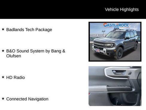 New 2025 Ford Bronco Sport Badlands w/ Badlands Tech Package image 8