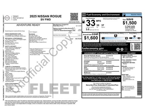 Certified 2025 Nissan Rogue SV FWD image 38