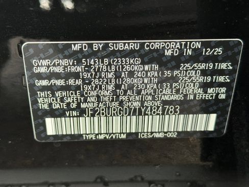 New 2026 Subaru Outback Limited XT image 27