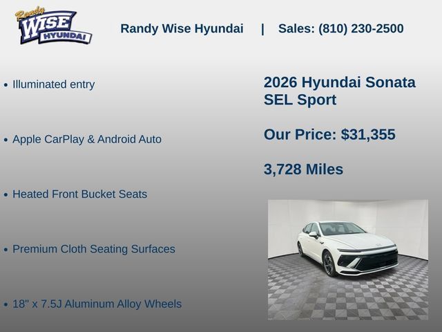 New 2026 Hyundai Sonata SEL FWD image 15